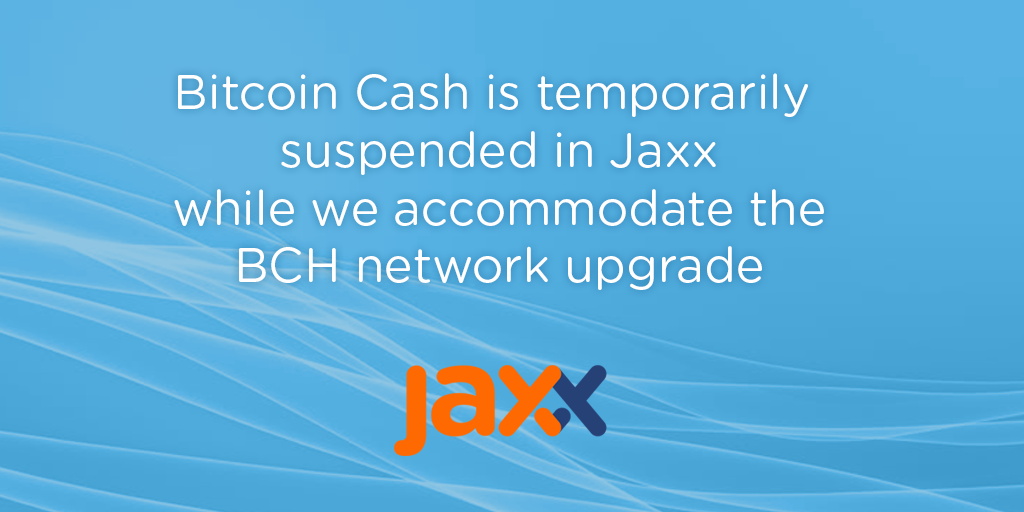 jaxx rediit bitcoin cash
