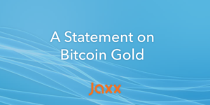 bitcoin gold in jaxx